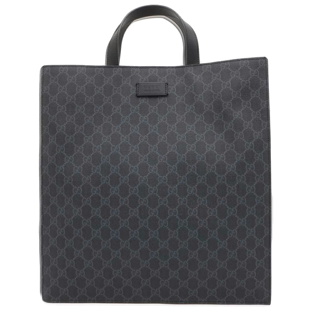 Gucci Tote Bag Soft GG Supreme Shoulder Black